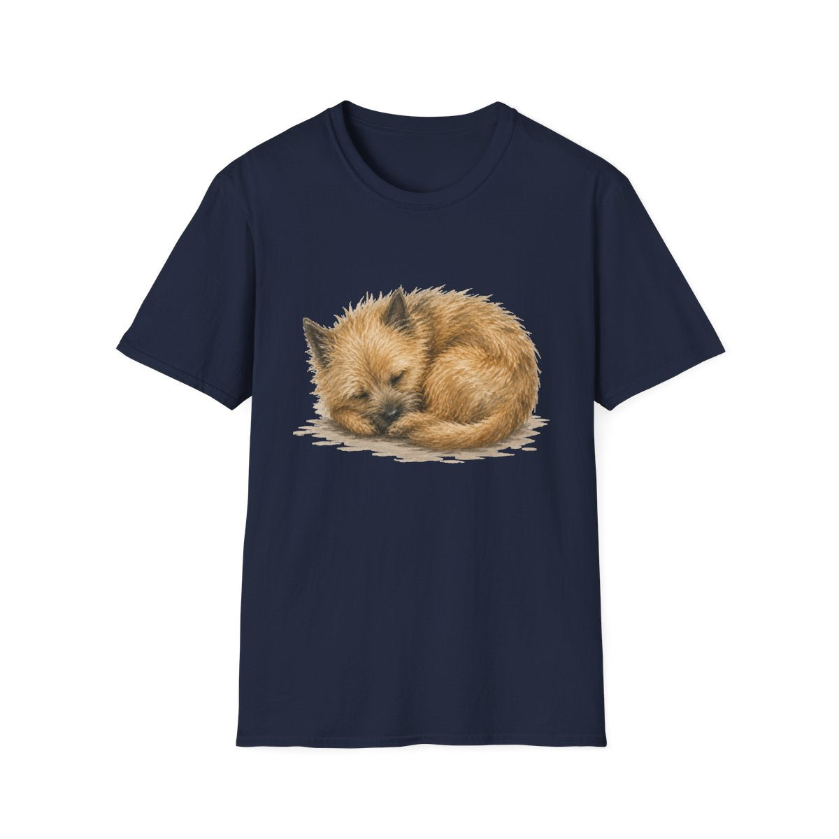Cairn Terrier Rest At Last Tee - Navy