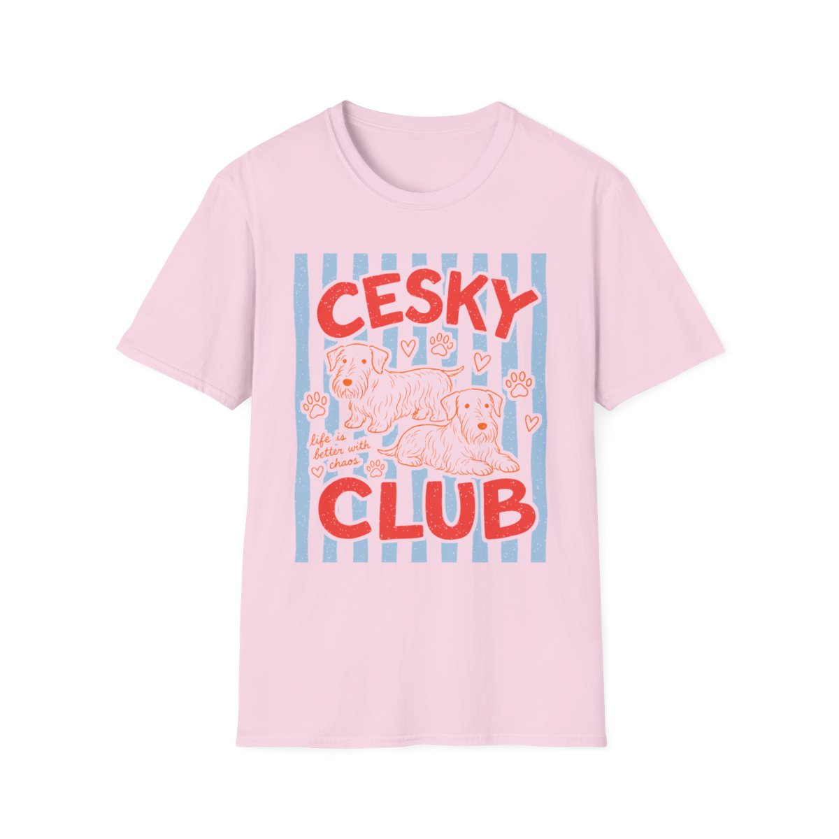 Cesky Club Tee - Light Pink