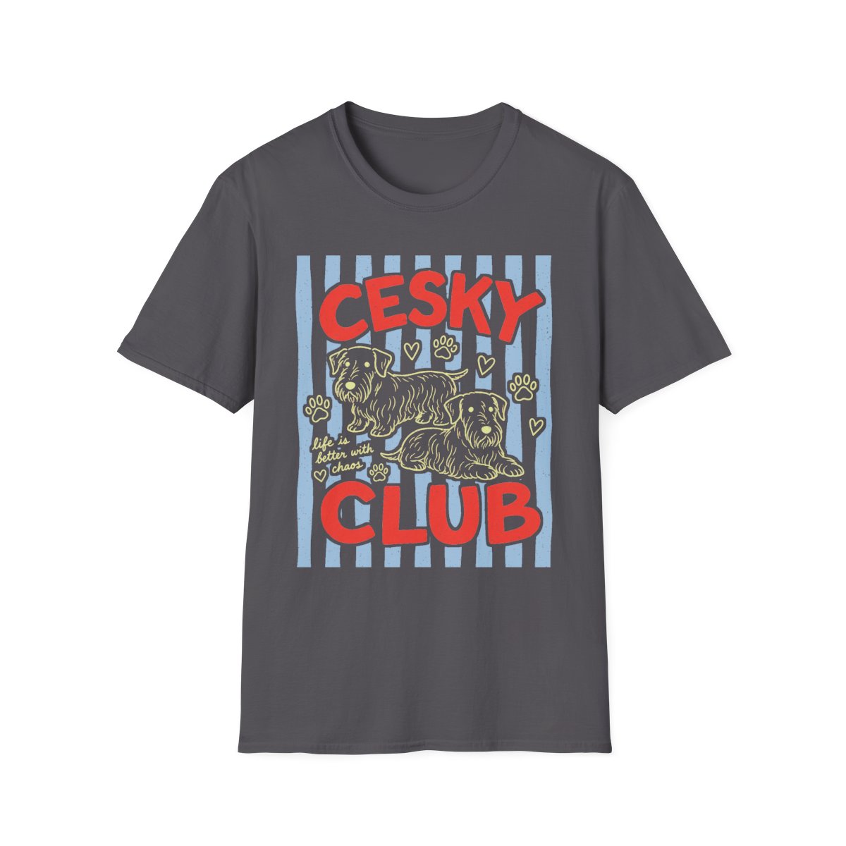 Cesky Club Tee - Charcoal