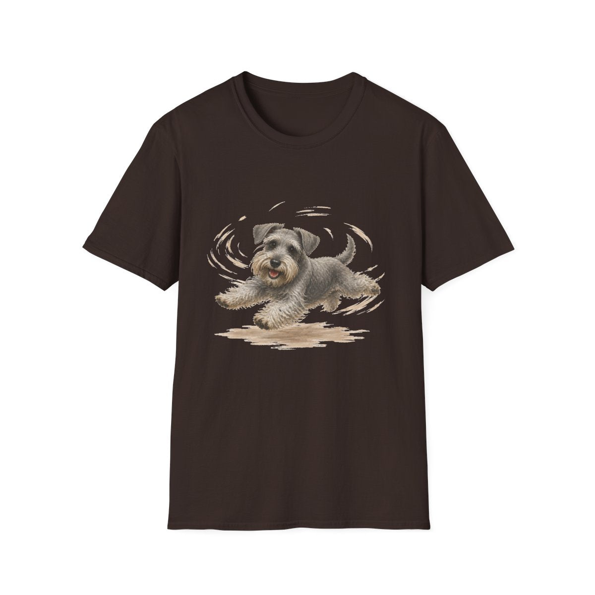 Cesky Terrier Certified Zoomies Champion Tee - Dark Chocolate