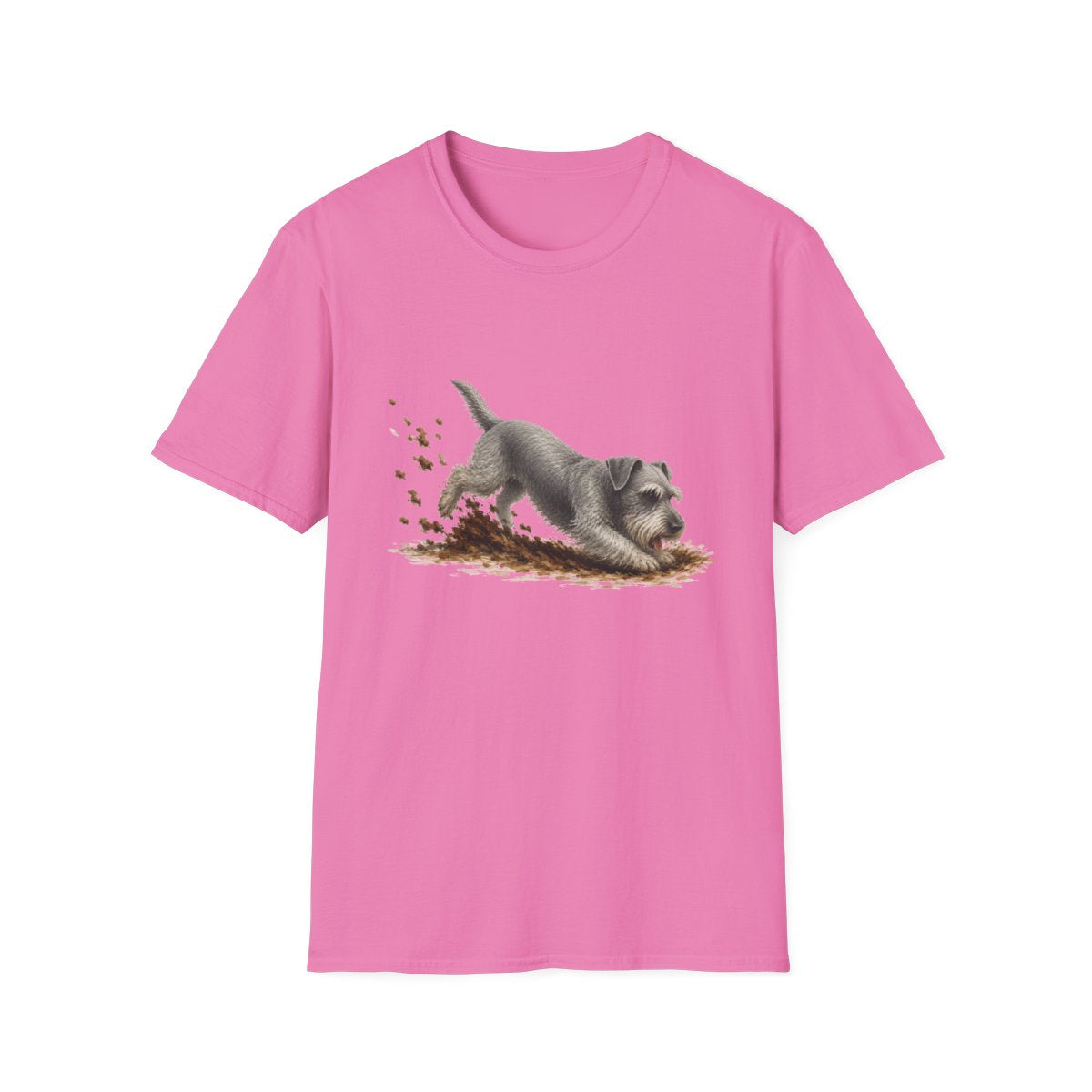 Cesky Terrier Excavating Mode On Tee - Azalea