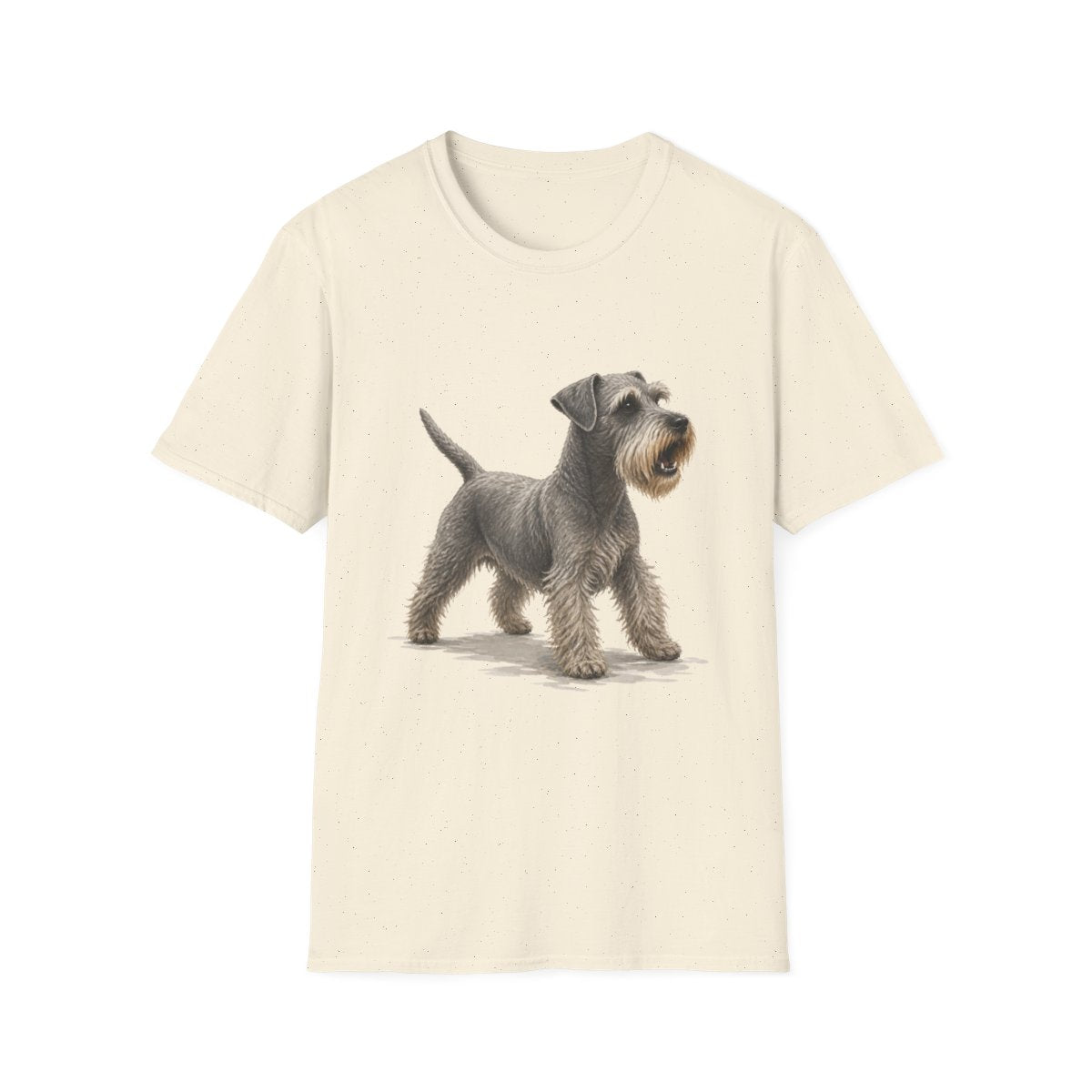 Cesky Terrier Head Of Security Tee - Natural