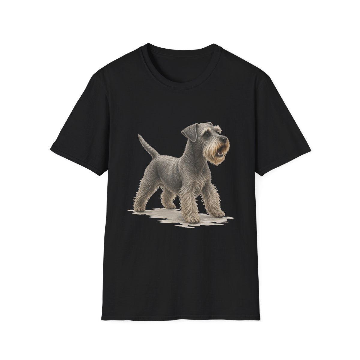 Cesky Terrier Head Of Security Tee - Black