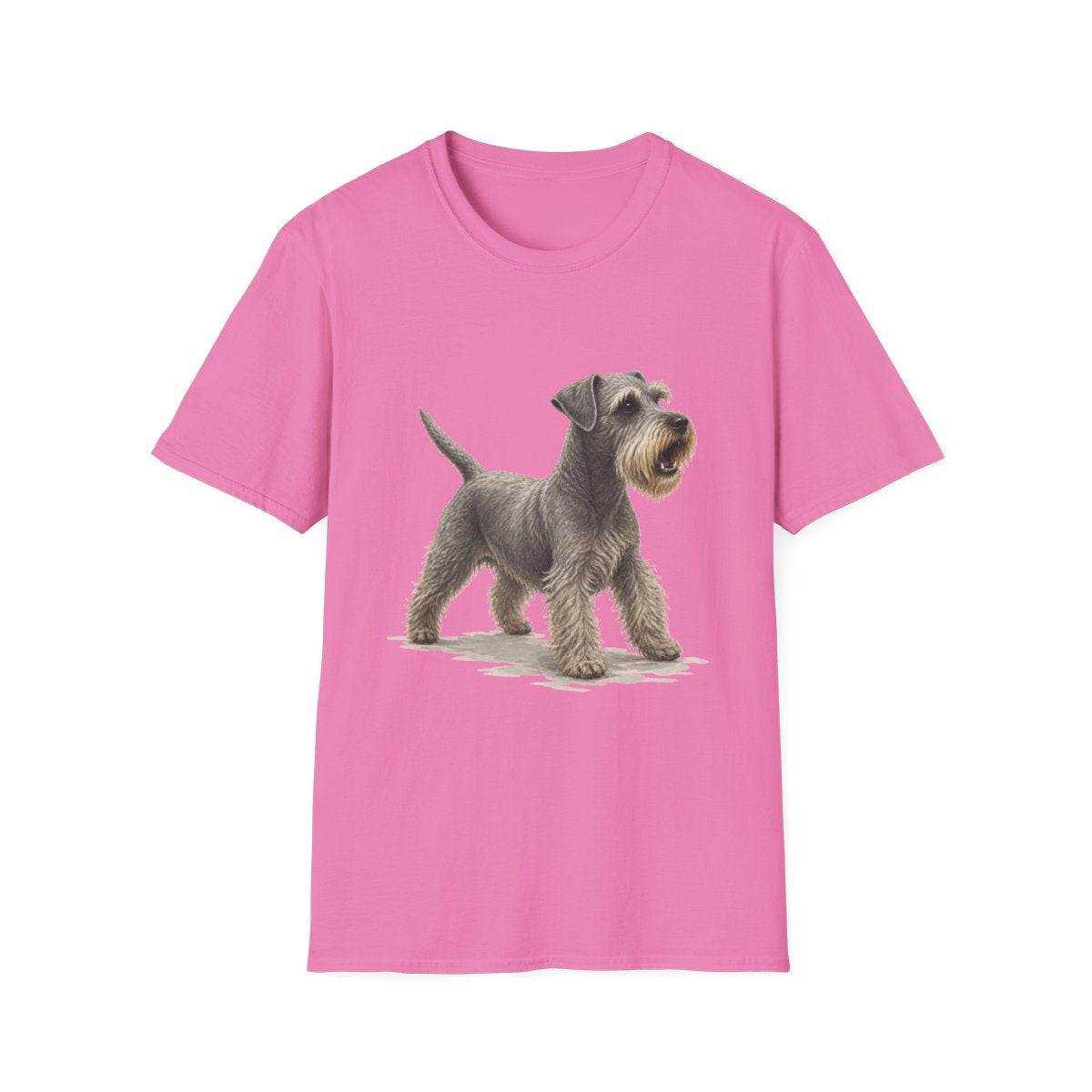 Cesky Terrier Head Of Security Tee - Azalea
