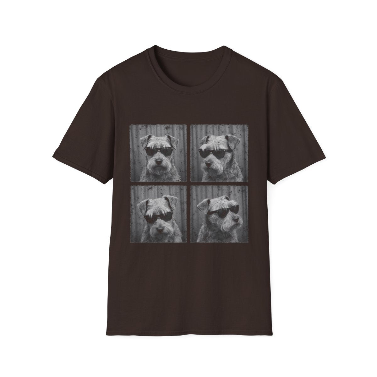 Cesky Terrier Photo Booth Tee - Dark Chocolate