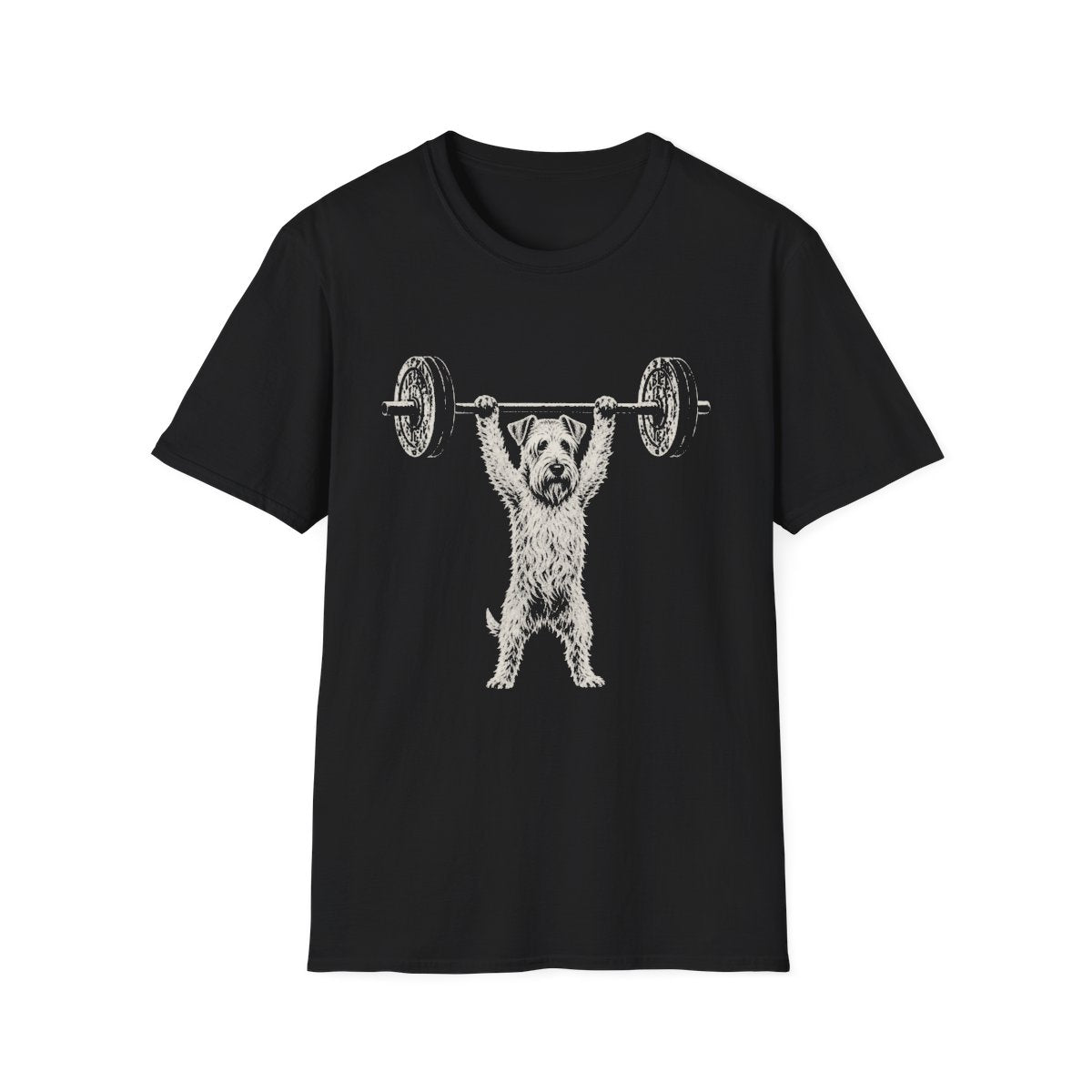 Cesky Terrier Powerlifting Tee - Black