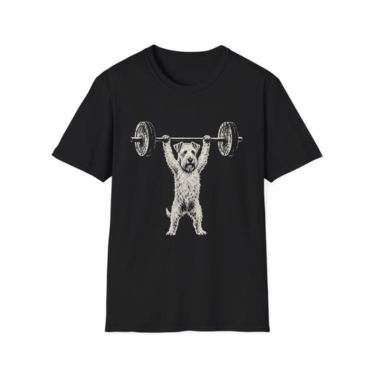 Cesky Terrier Powerlifting Tee - Black