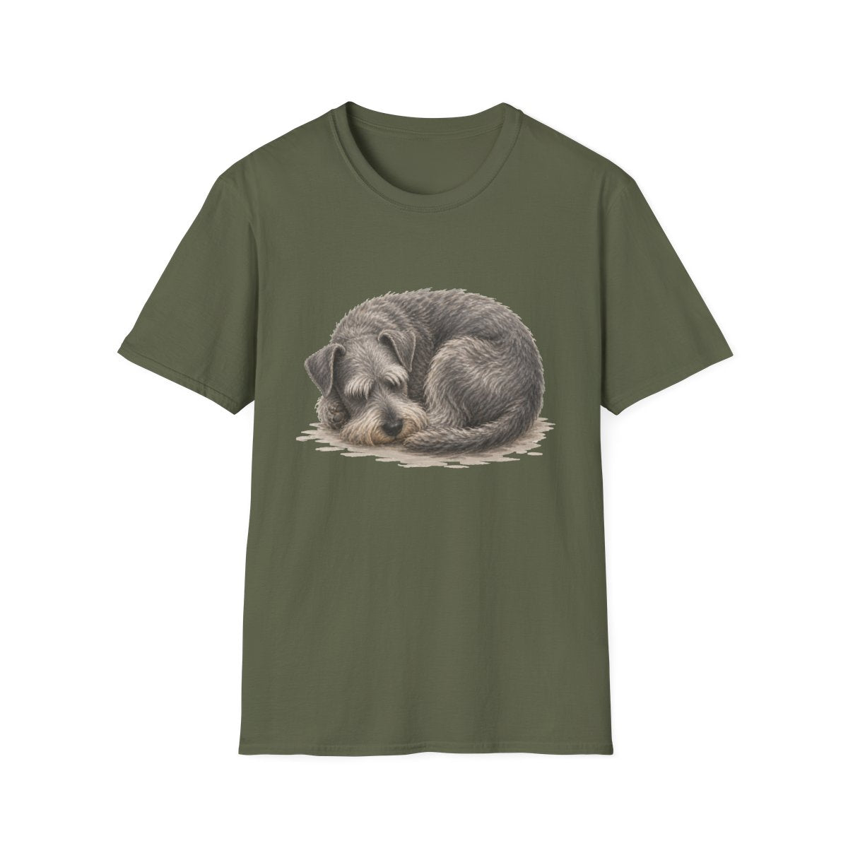 Cesky Terrier Rest At Last Tee - Military Green