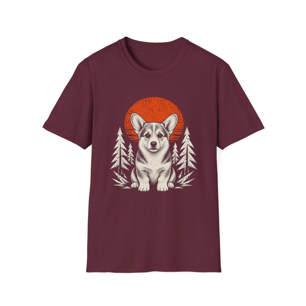 Corgi Adventure Club Tee - Maroon
