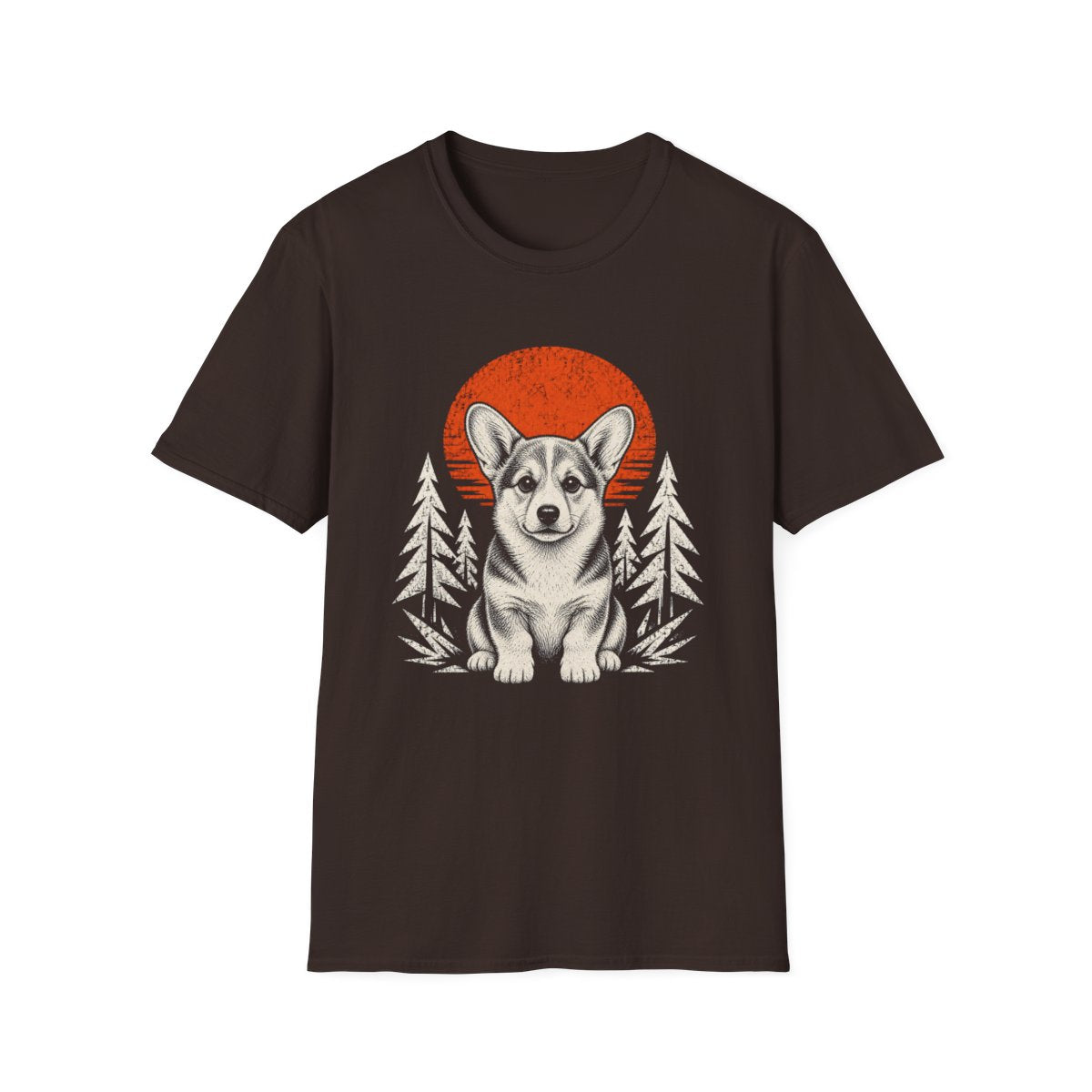 Corgi Adventure Club Tee - Dark Chocolate