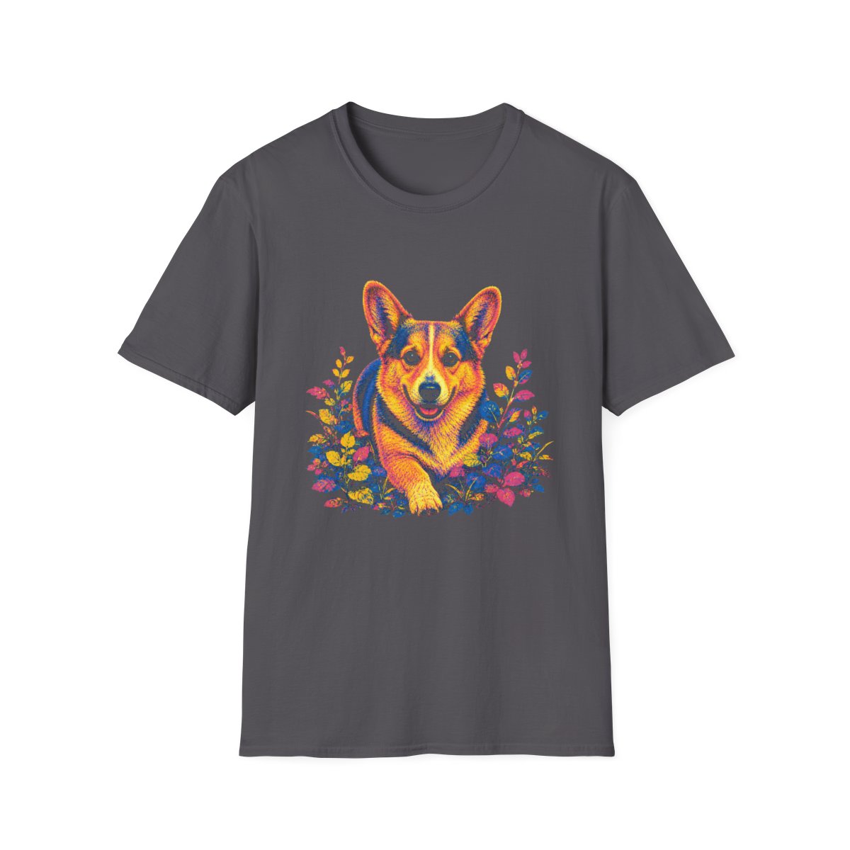 Corgi Bold Spirit Tee - Charcoal
