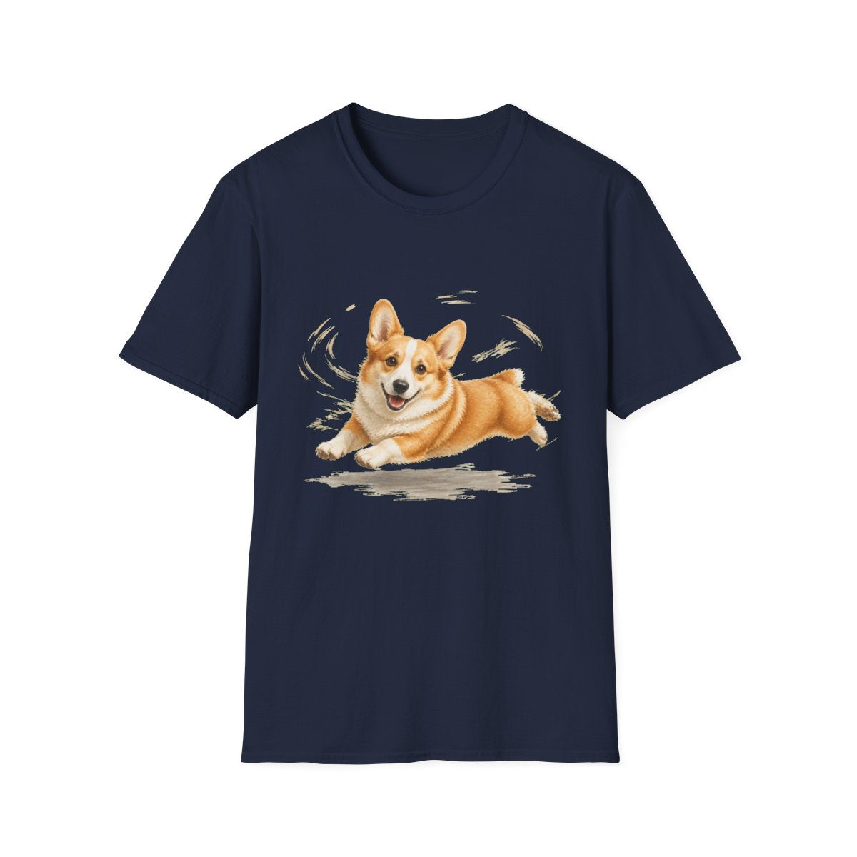 Corgi Certified Zoomies Champion Tee - Navy