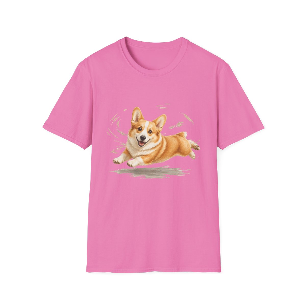 Corgi Certified Zoomies Champion Tee - Azalea