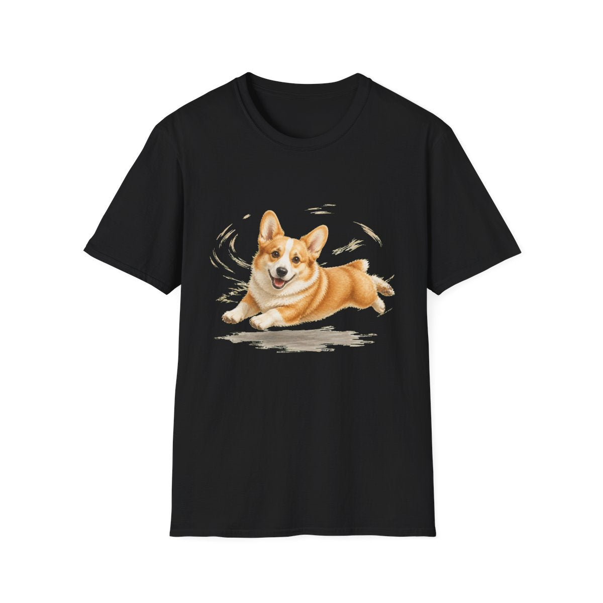Corgi Certified Zoomies Champion Tee - Black