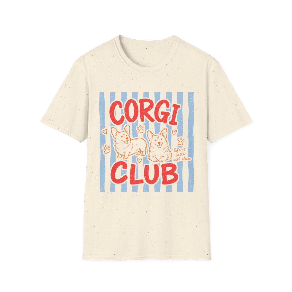 Corgi Club Tee - Natural