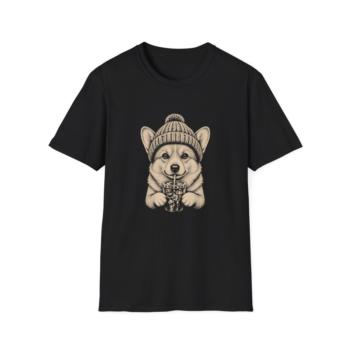 Corgi Cold Brew Tee - Black