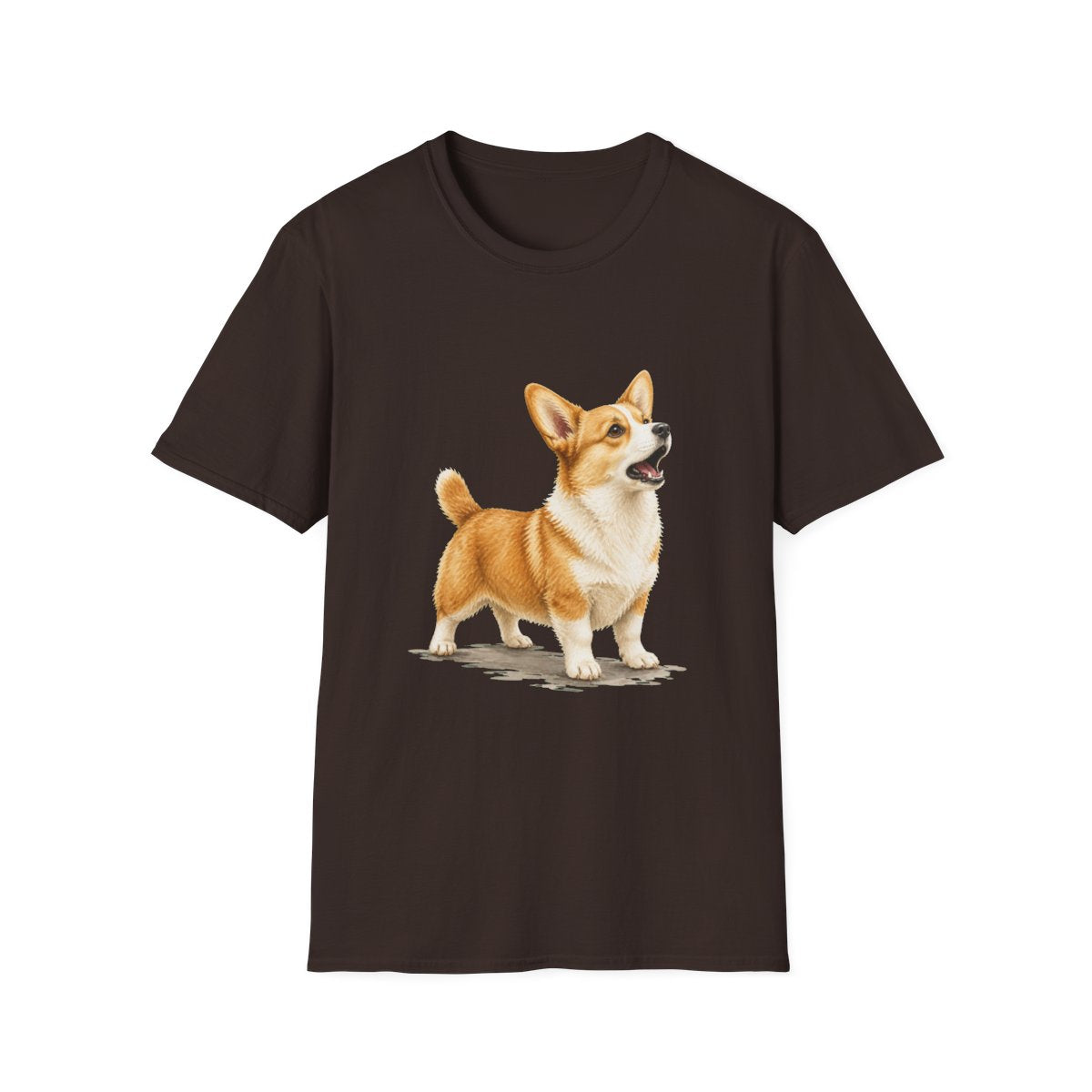 Corgi Head Of Security Tee - Dark Chocolate