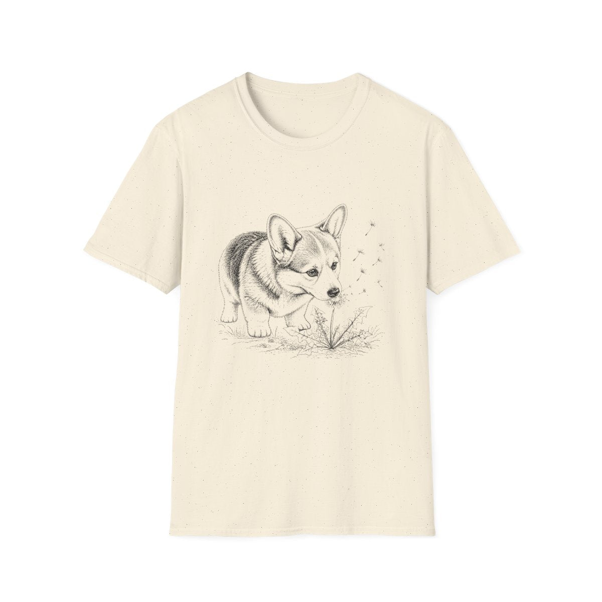 Corgi Make A Wish Tee - Natural