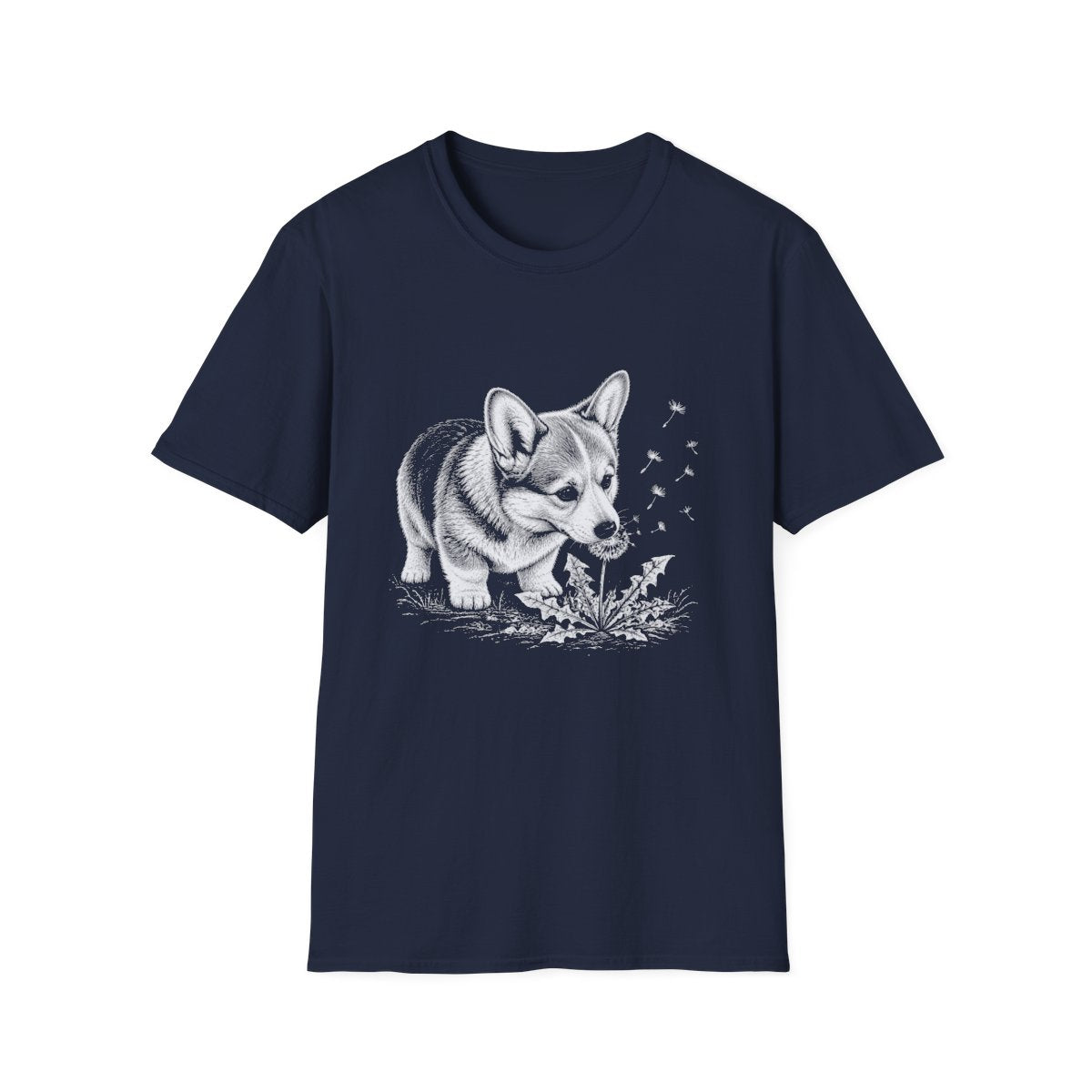 Corgi Make A Wish Tee - Navy