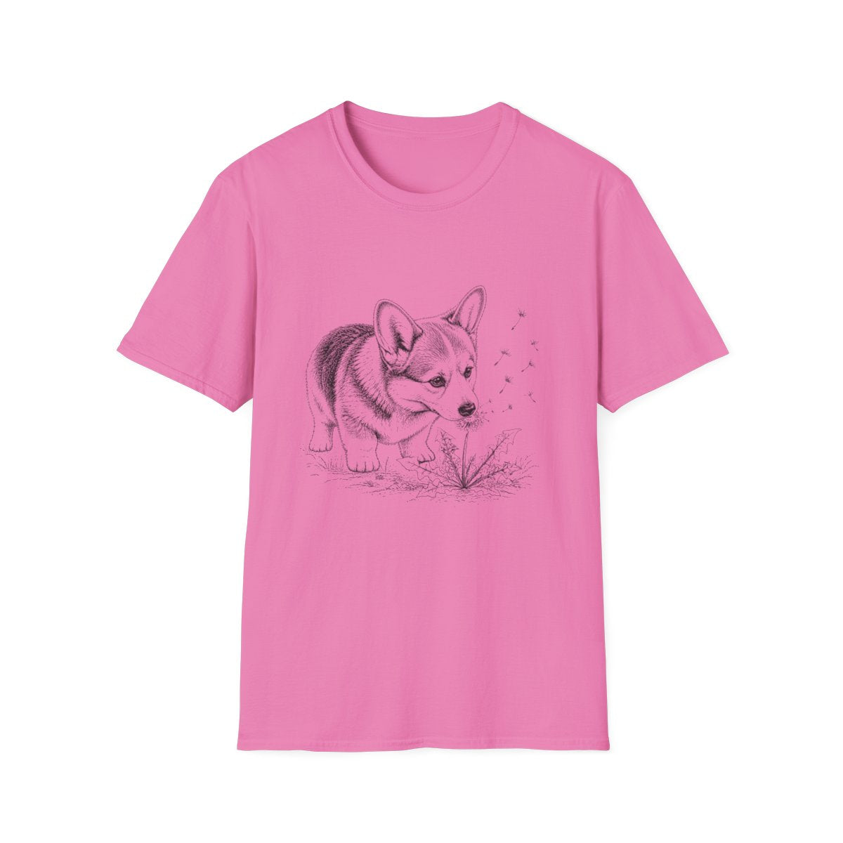 Corgi Make A Wish Tee - Azalea