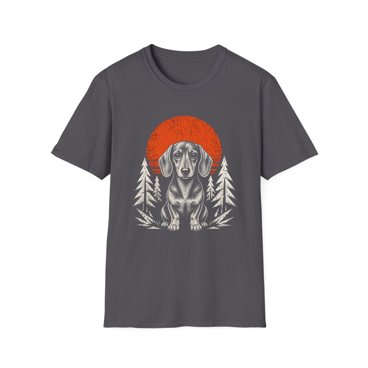 Dachshund Adventure Club Tee - Charcoal