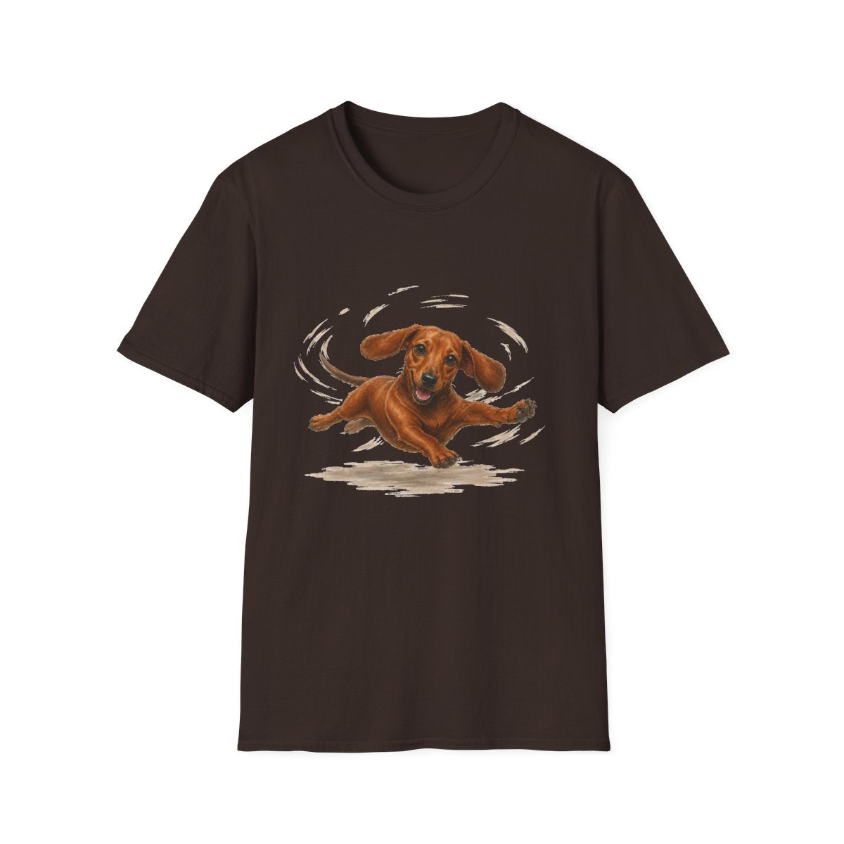 Dachshund Certified Zoomies Champion Tee - Dark Chocolate