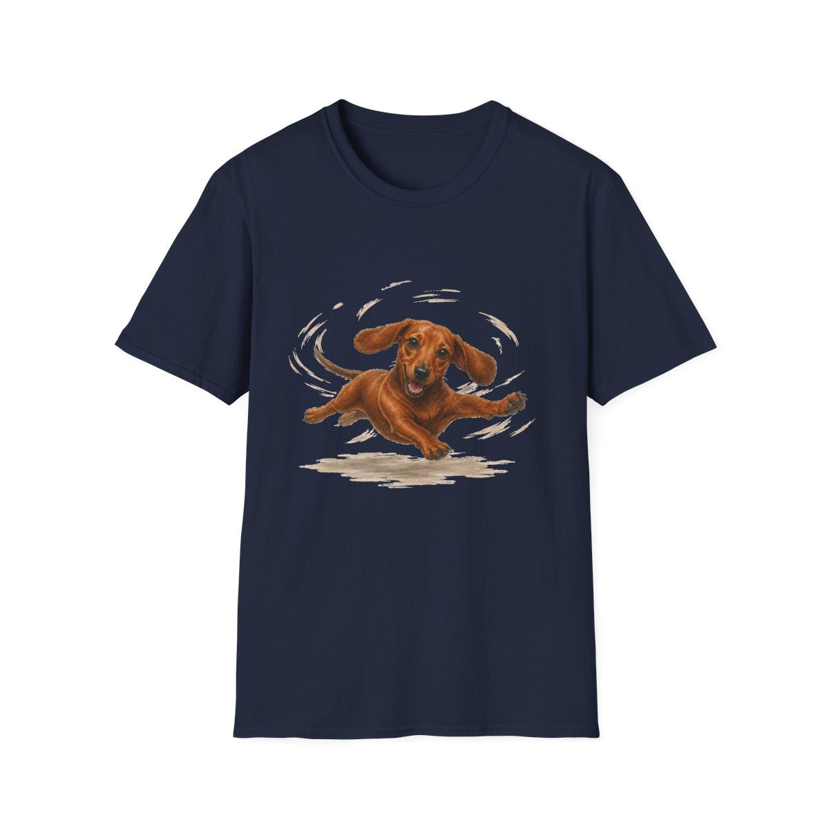 Dachshund Certified Zoomies Champion Tee - Navy