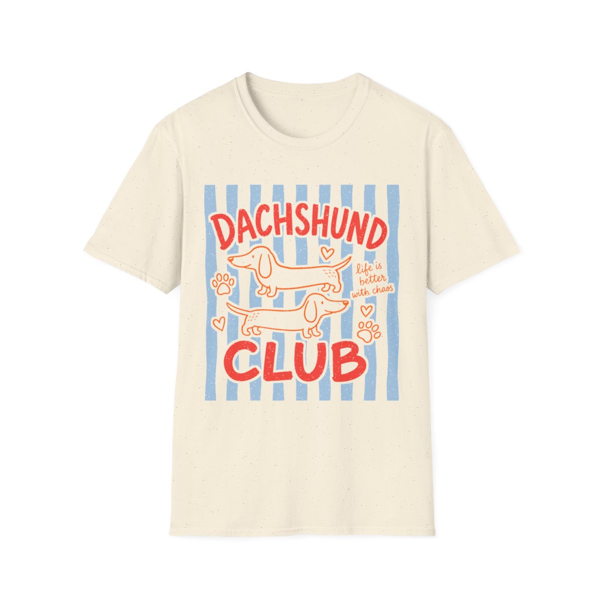Dachshund Club Tee - Natural