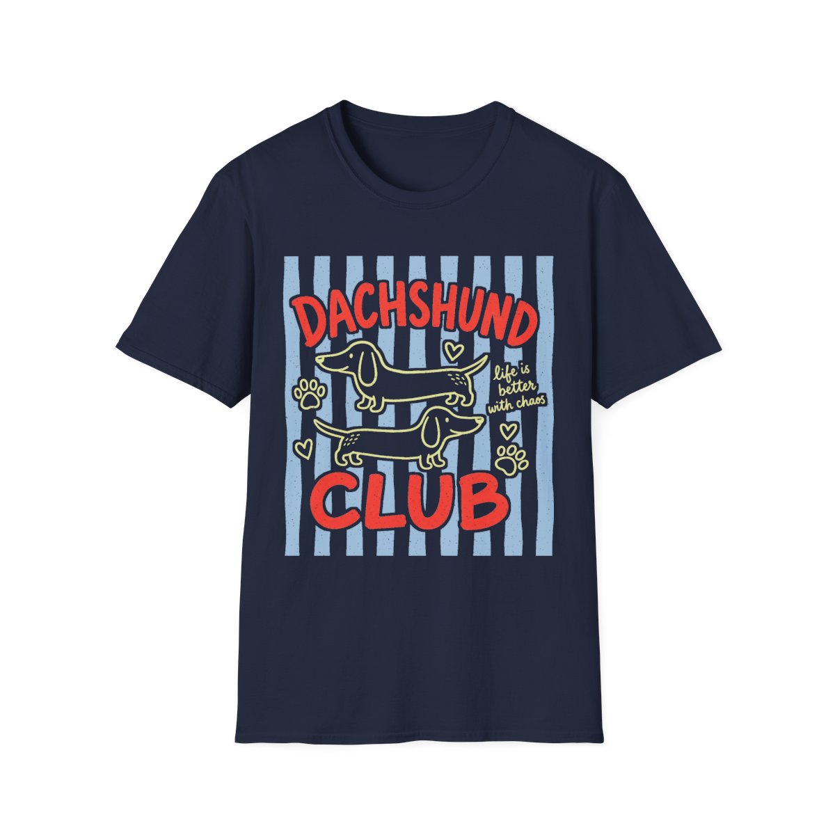 Dachshund Club Tee - Navy