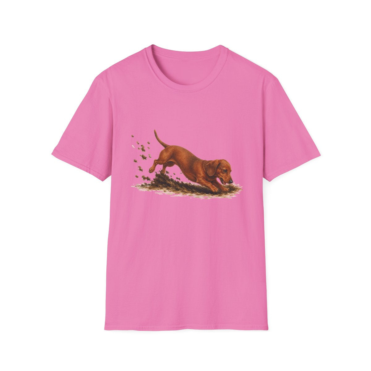 Dachshund Excavating Mode On Tee - Azalea