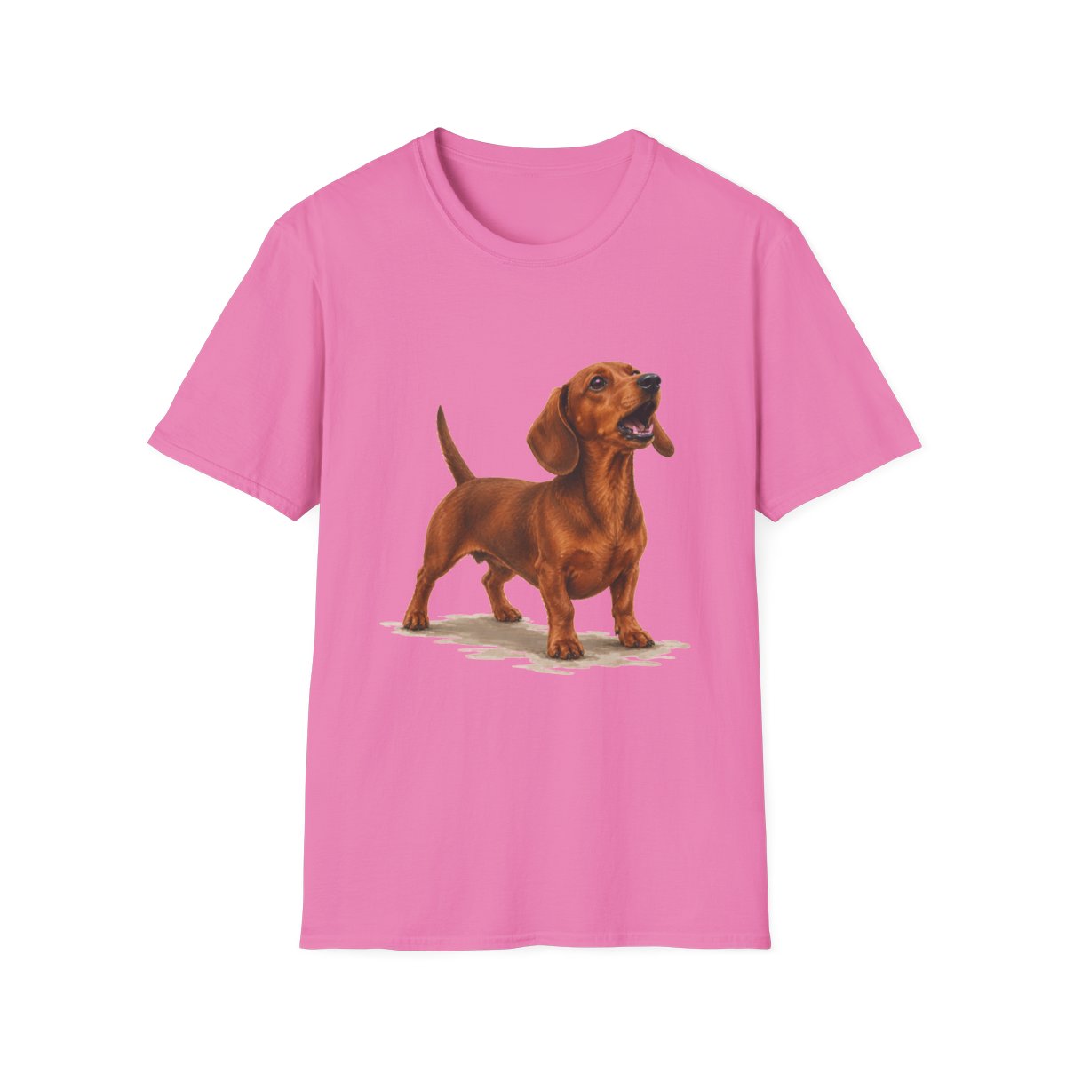 Dachshund Head Of Security Tee - Azalea