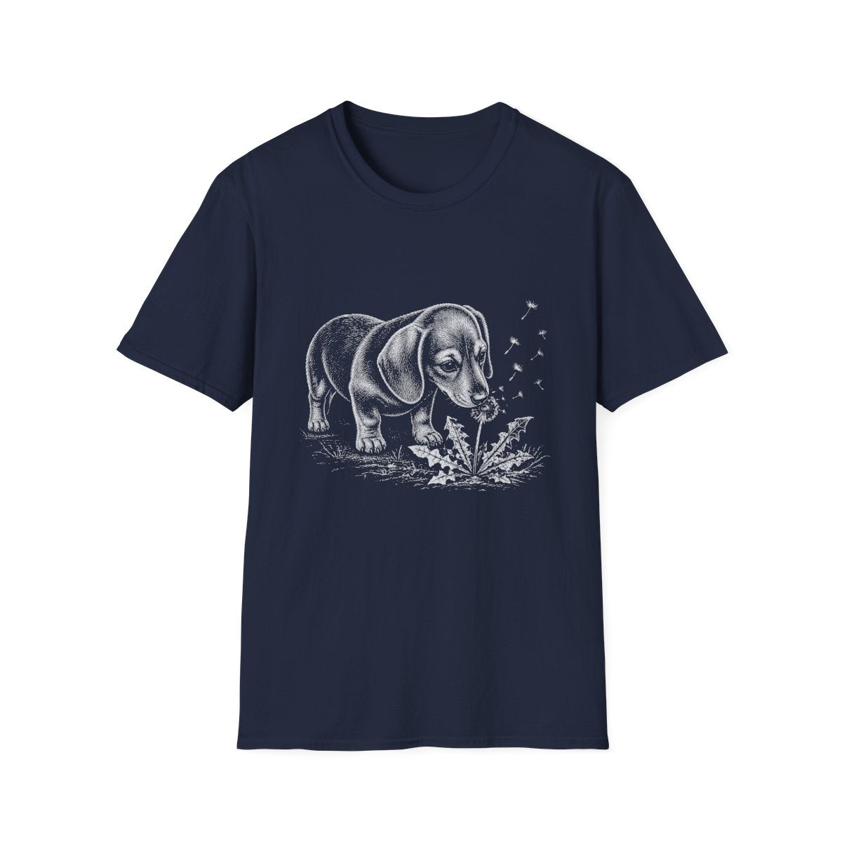 Dachshund Make A Wish Tee - Navy