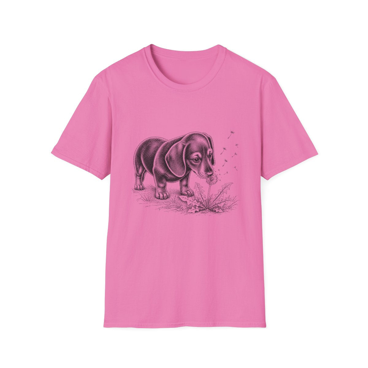 Dachshund Make A Wish Tee - Azalea