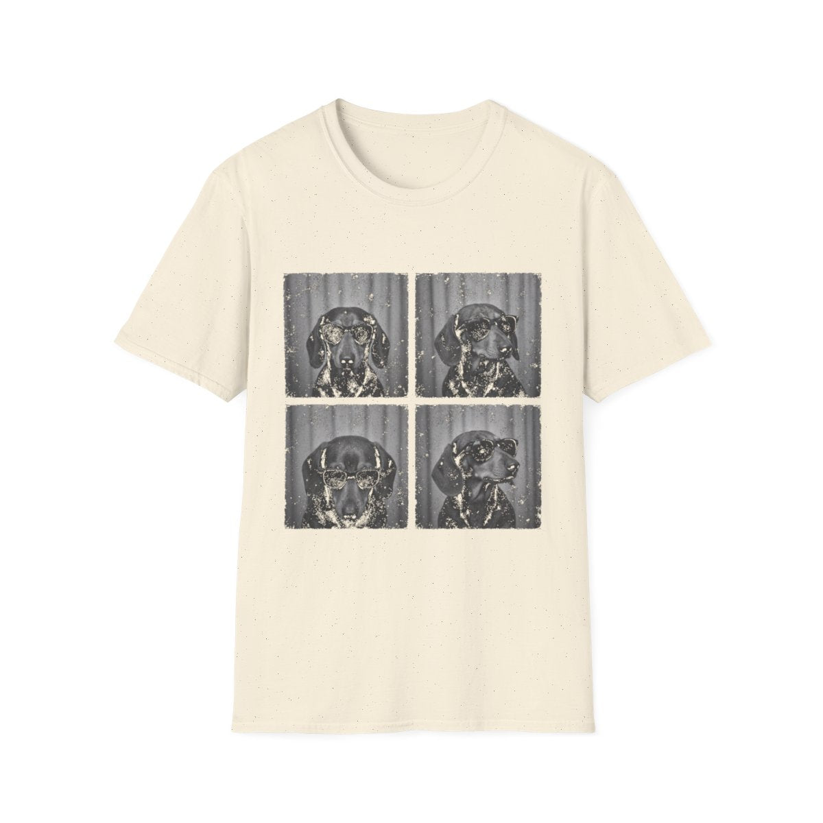 Dachshund Photo Booth Tee - Natural
