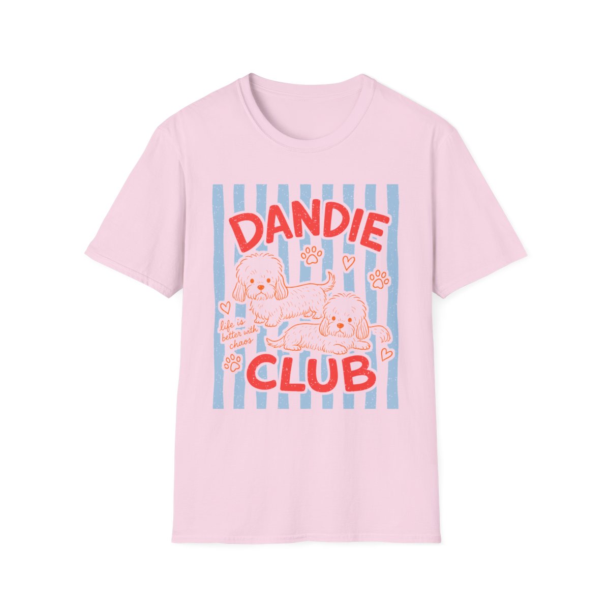 Dandie Club Tee - Light Pink