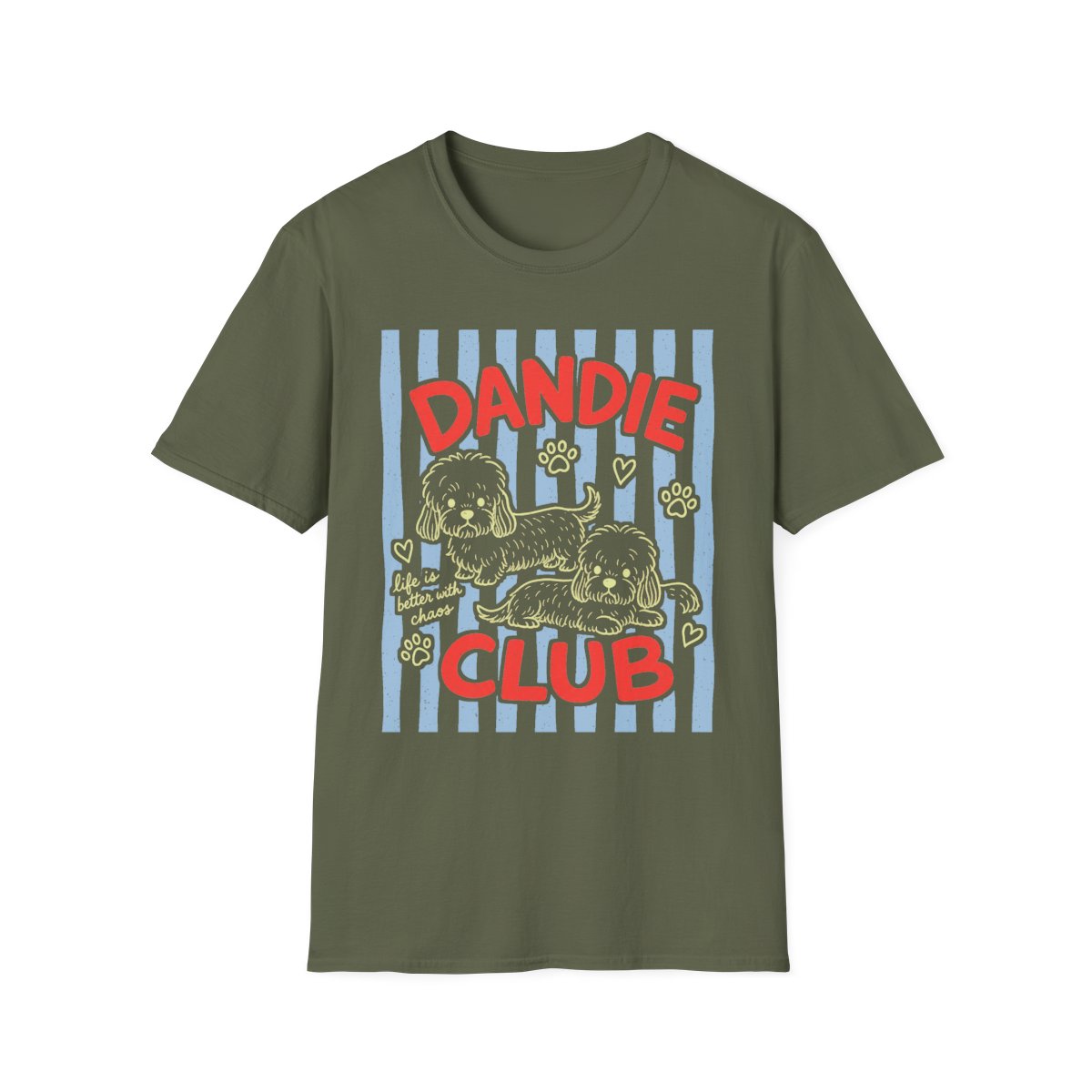 Dandie Club Tee - Military Green