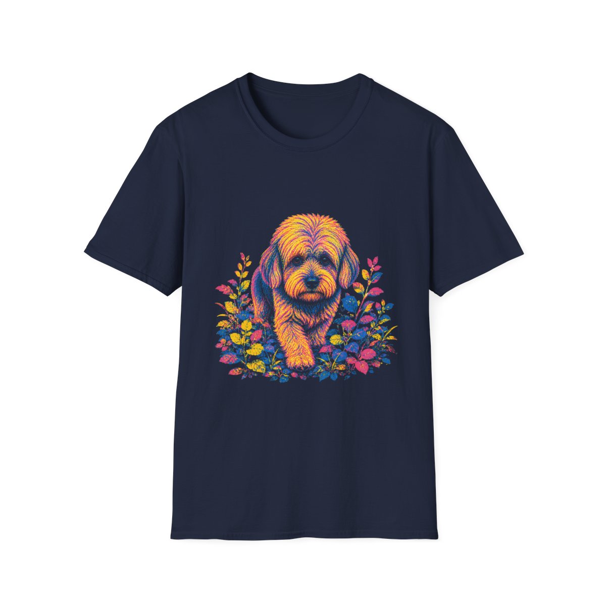 Dandie Dinmont Terrier Bold Spirit Tee - Navy