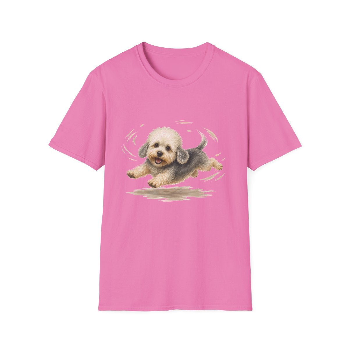 Dandie Dinmont Terrier Certified Zoomies Champion Tee - Azalea