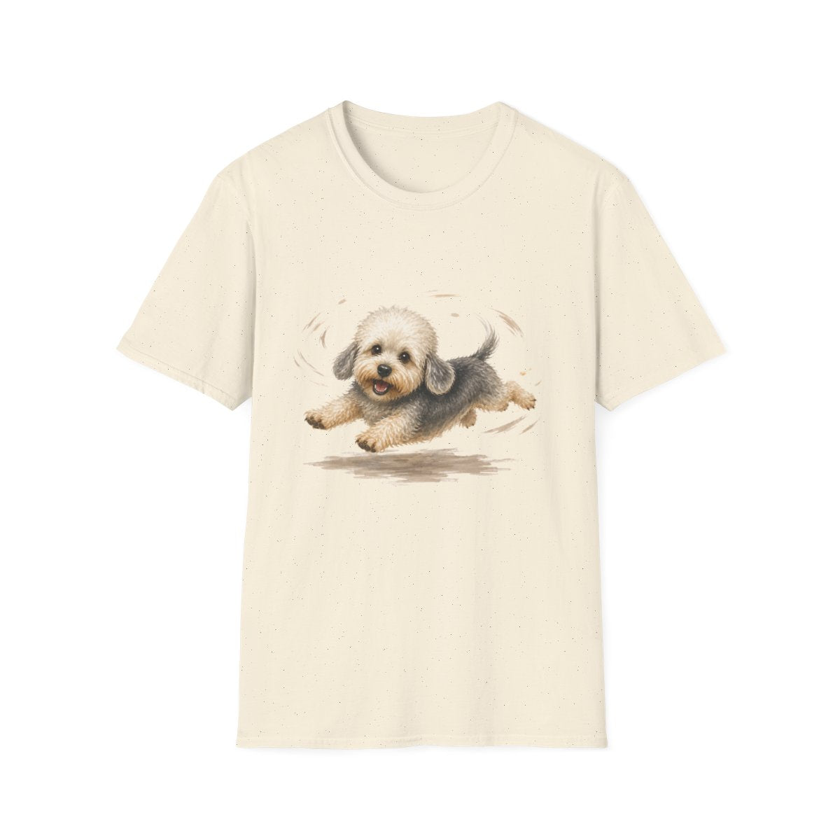 Dandie Dinmont Terrier Certified Zoomies Champion Tee - Natural