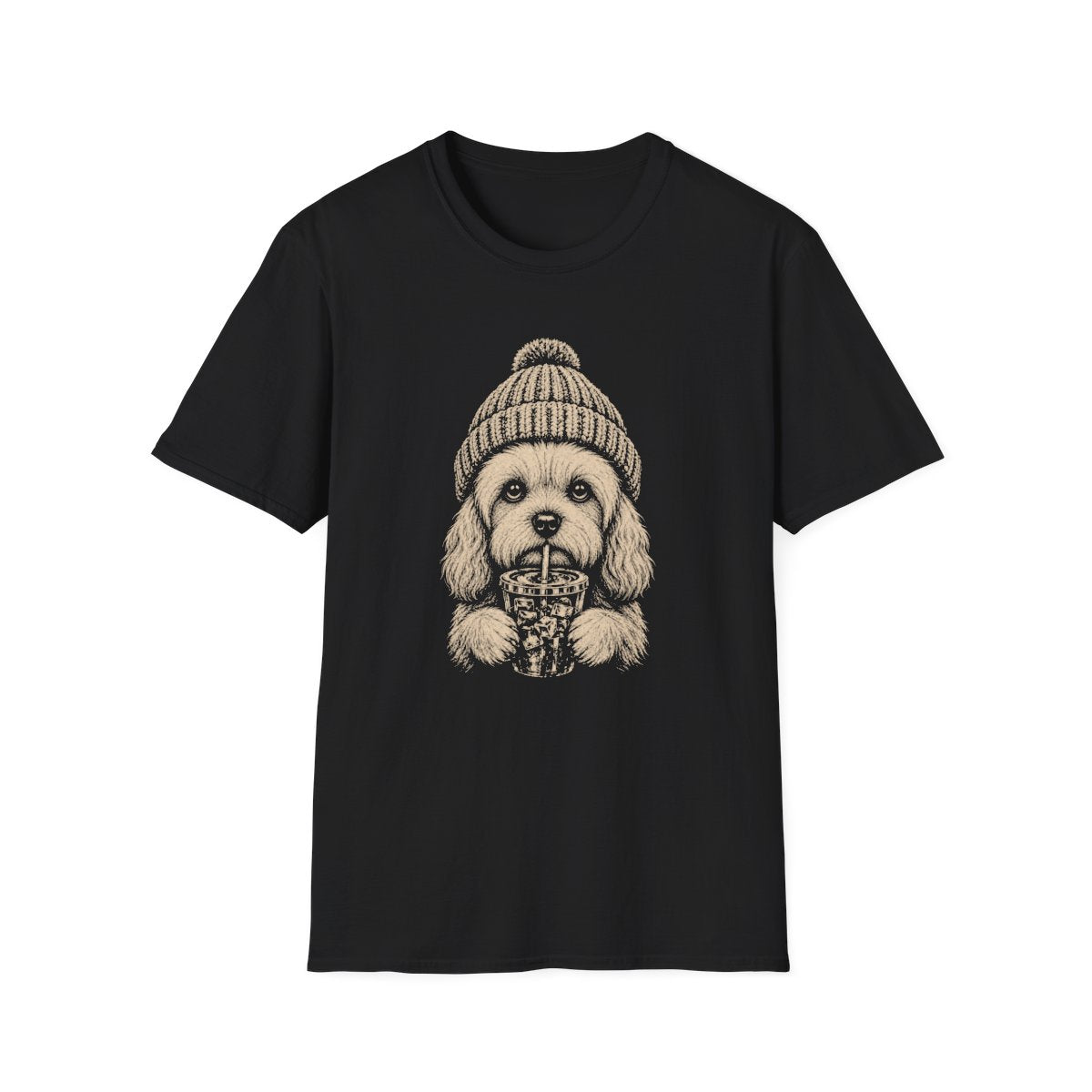 Dandie Dinmont Terrier Cold Brew Tee - Black