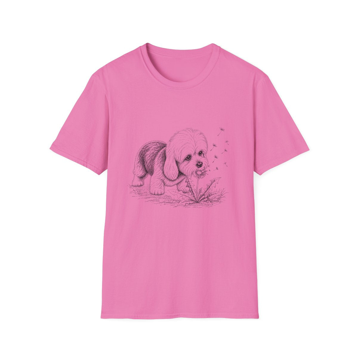 Dandie Dinmont Terrier Make A Wish Tee - Azalea