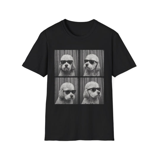 Dandie Dinmont Terrier Photo Booth Tee - Black