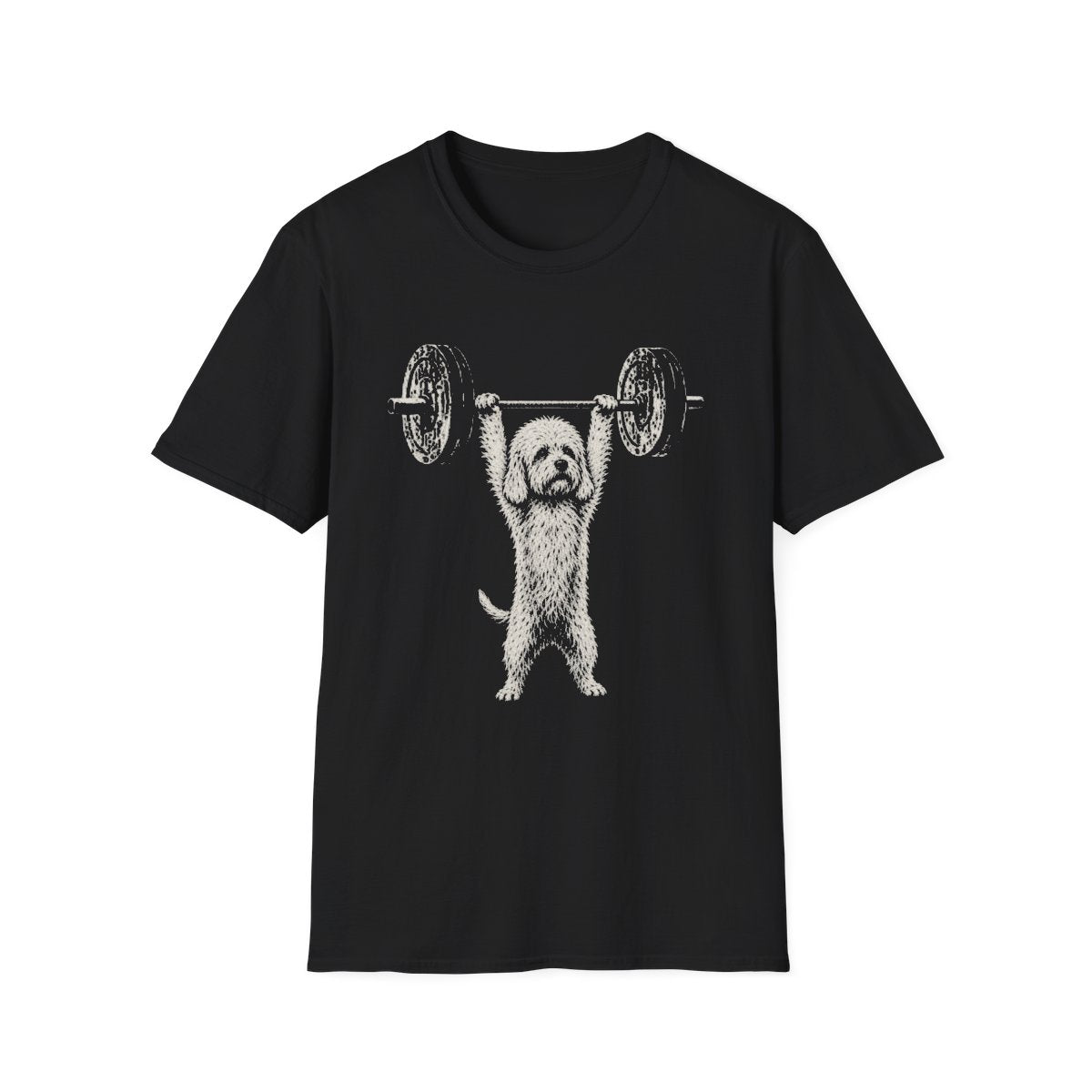 Dandie Dinmont Terrier Powerlifting Tee - Black