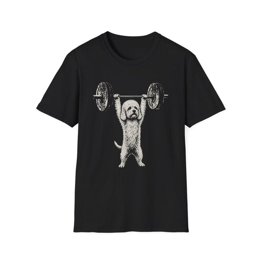 Dandie Dinmont Terrier Powerlifting Tee - Black