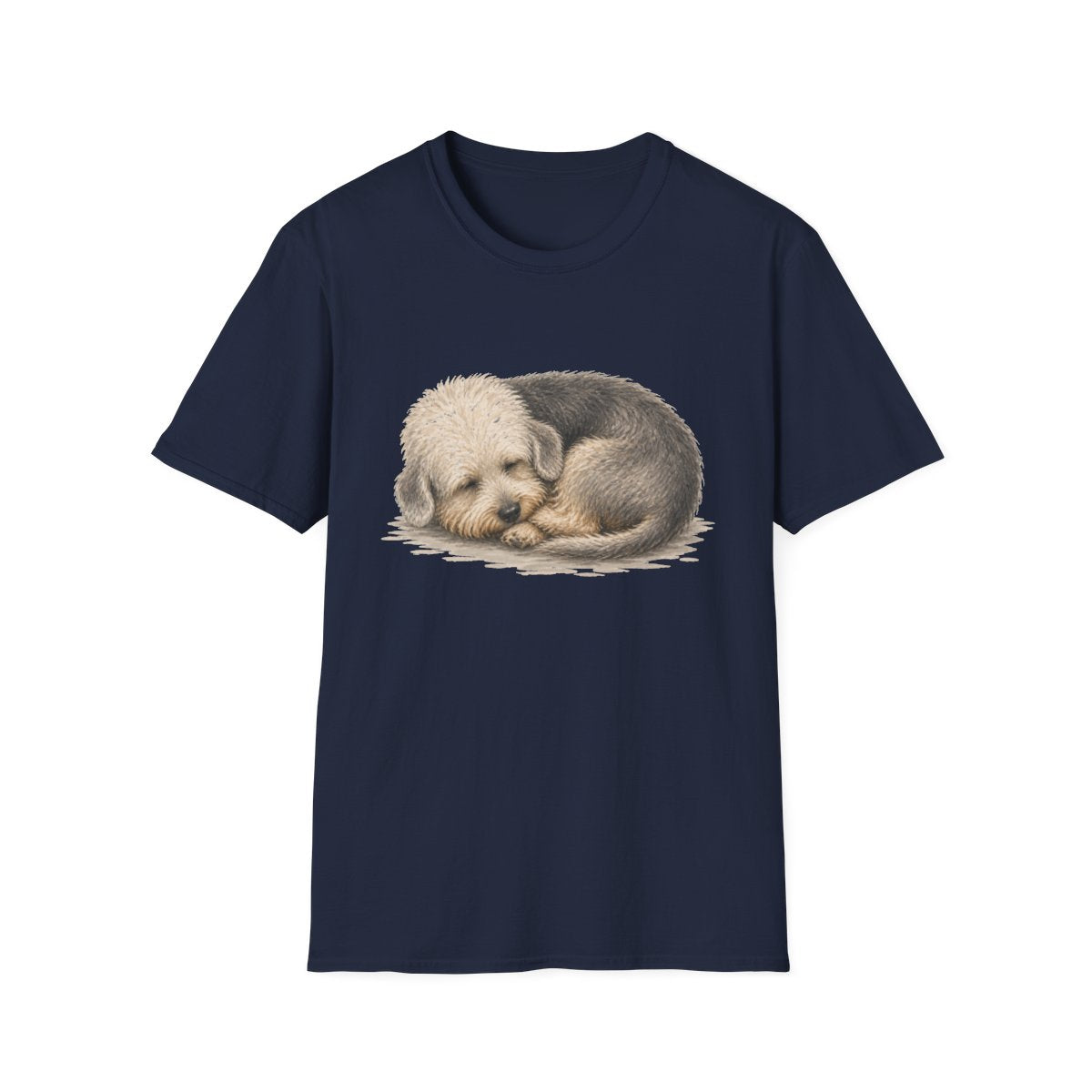 Dandie Dinmont Terrier Rest At Last Tee - Navy