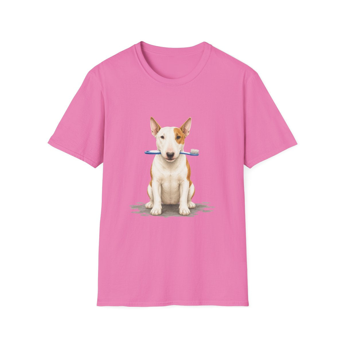 Did Someone Say Dentist Bull Terrier Tee - Azalea