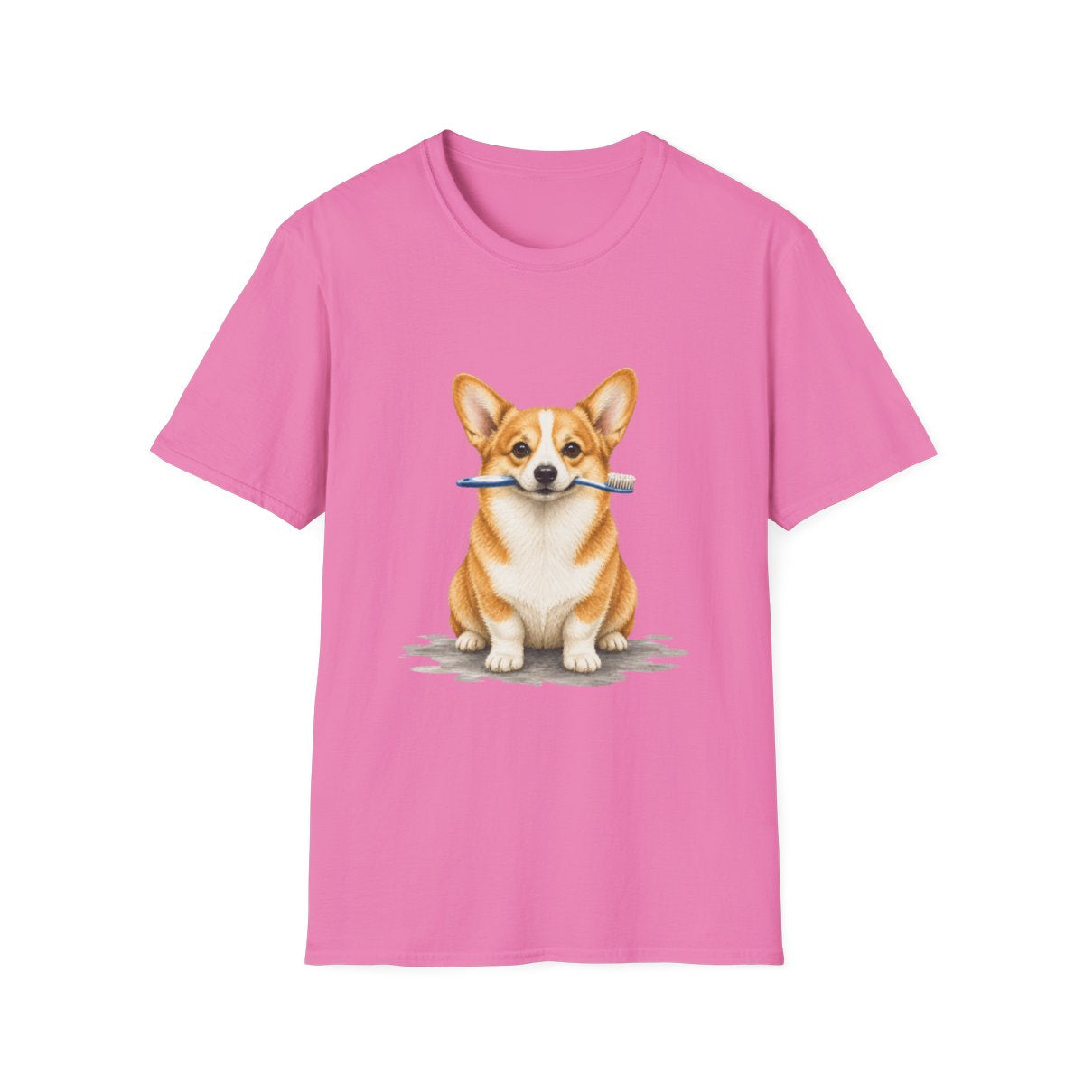 Did Someone Say Dentist Corgi Tee - Azalea