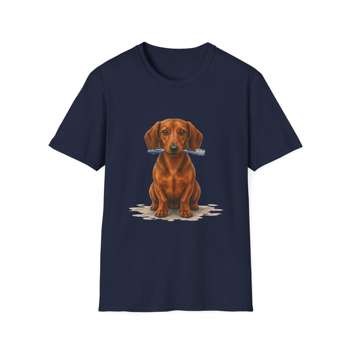 Did Someone Say Dentist Dachshund Tee - Navy