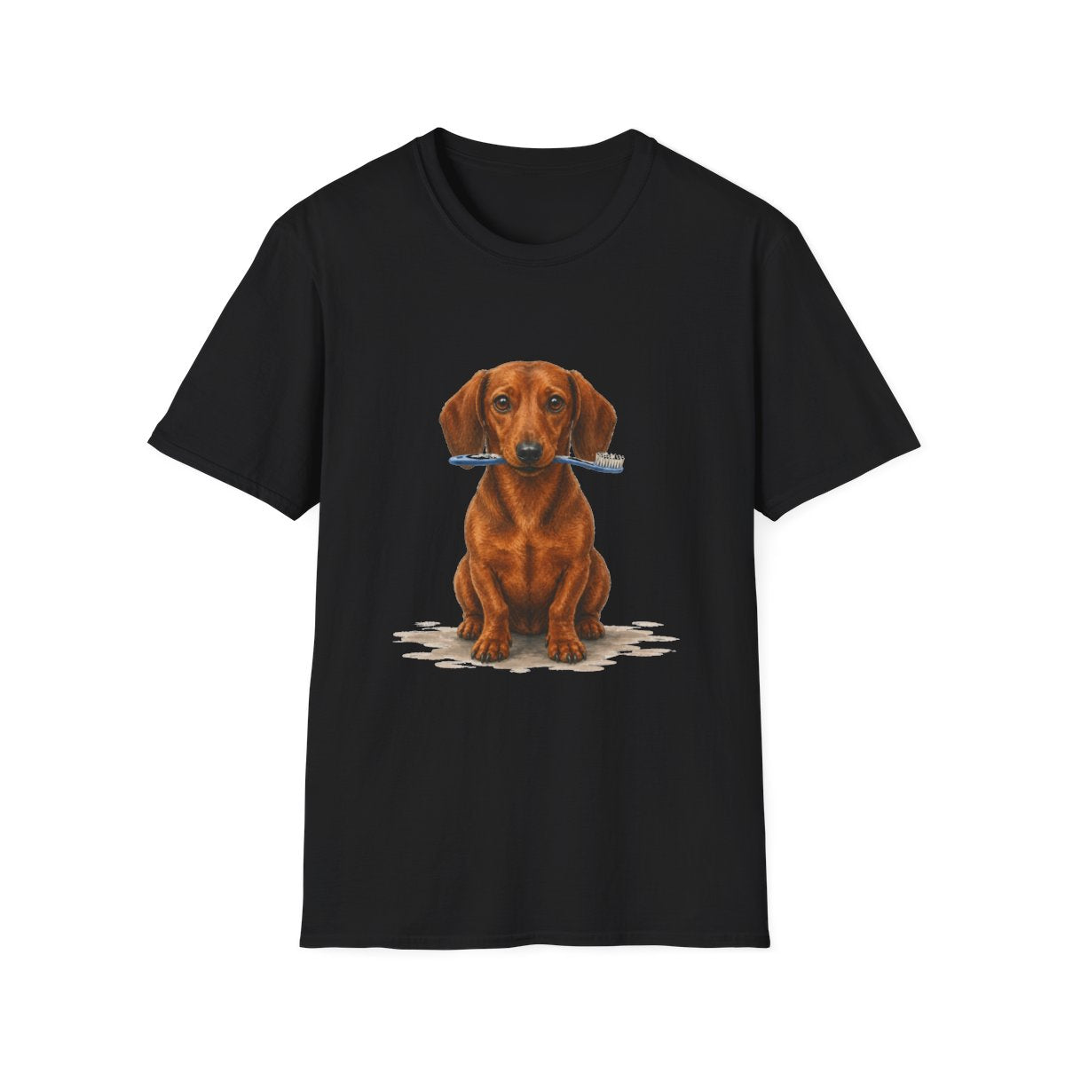 Did Someone Say Dentist Dachshund Tee - Black