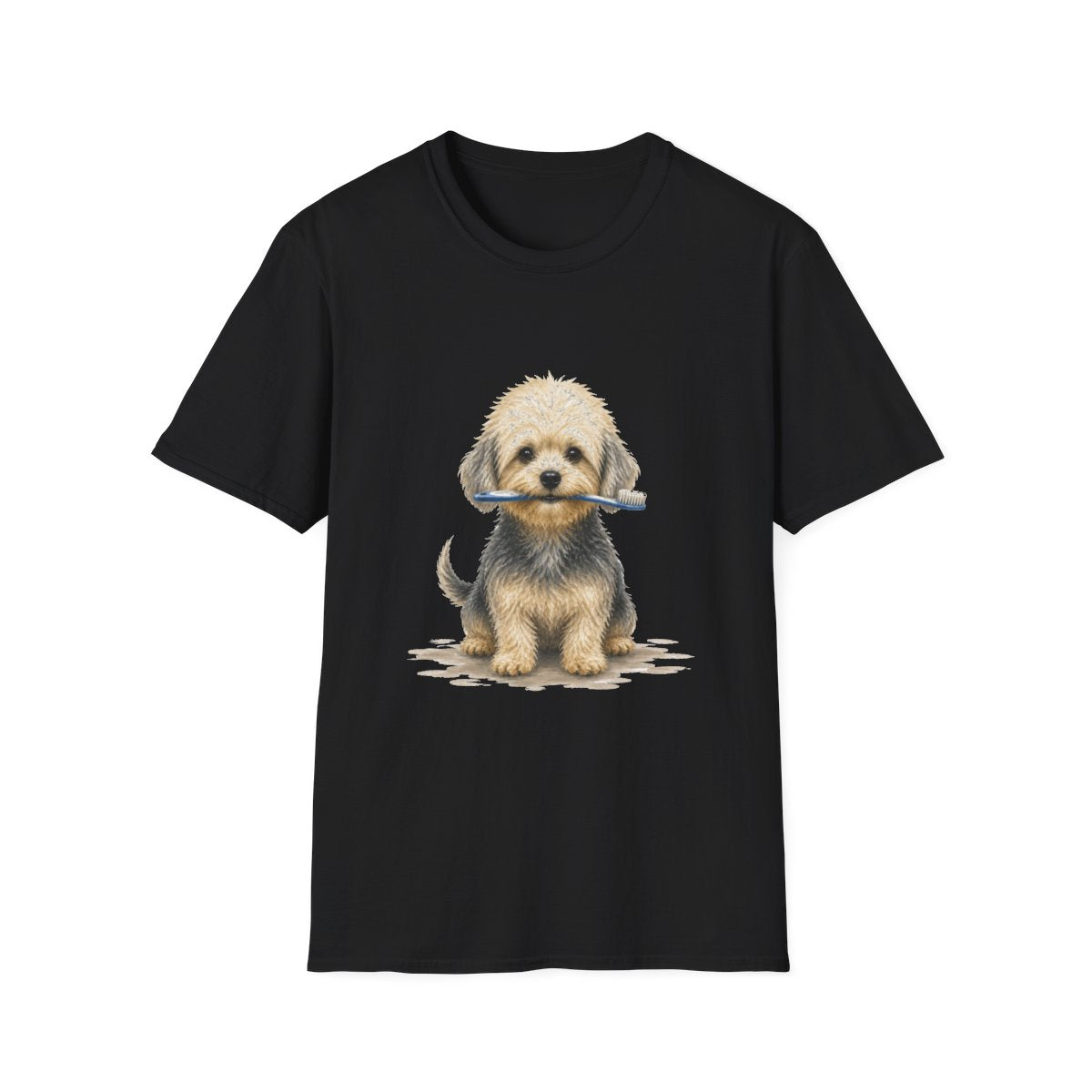 Did Someone Say Dentist Dandie Dinmont Terrier Tee - Black